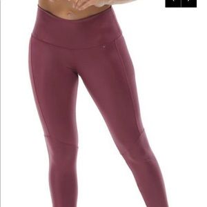 Colombian High Waist Leggings Faux Leather